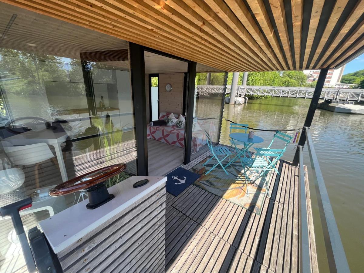 Hotel Hausboot Jeknic Saarbrücken Esterno foto